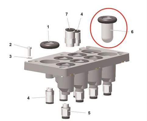 1019470 Toz Boya Yedek Parçaları Toz Pompası İçin Pp07