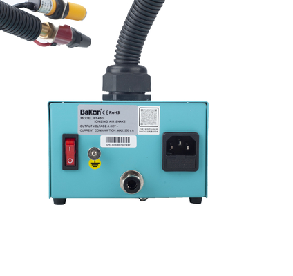 Yüksek Hızlı Elektrostatik Toz Kaplama Makinesi Elektrostatik İyon Rüzgar Yılanı Otomatik İndüksiyon Toz Kaldırma Hava Silahı