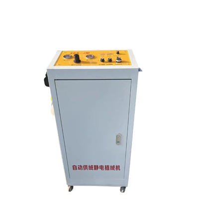 Yüksek kaplama tekdüzeliği ile otomatik kadife elektrostatik akış makinesi