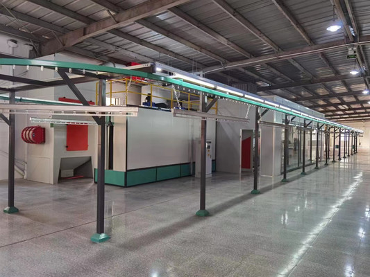 Ahşap Plaka Ahşap Mobilya Mdf için 40m / Saat Otomatik Toz Boya Hattı