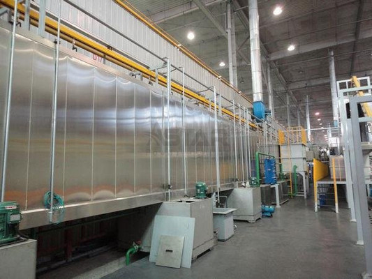 Asılı tünel elektrostatik toz kaplama hattı yüzey ön işleme ekipmanları