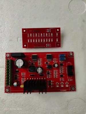 Tek ayarlı LED Ekran 12v Elektrostatik püskürtme için PCB