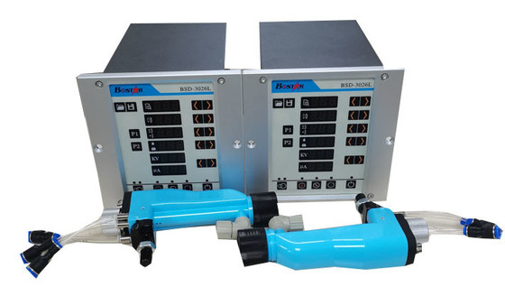Otomatik Su Temelli Boya Elektrostatik püskürtme tabancası BSD-3026 Elektrostatik Jeneratör ve Delek Pompa Set