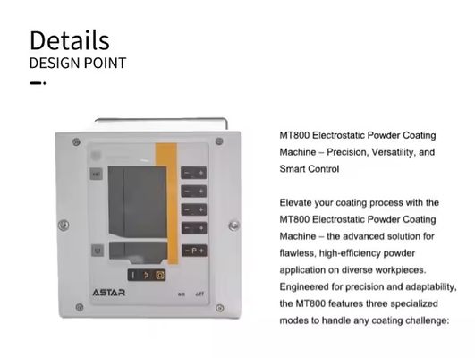 ASTAR Akıllı Kontrol Üstatı PLC Kontrol Toz Kaplama Kabinesi Yüksek Teknoloji Boya Ekipmanı