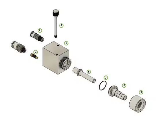 NON OEM AIT60140-85 AIT60140-86 GX8000 Enjektör GX131 Elektrostatik Toz Boya Tabancası İçin