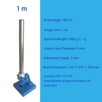 Boya Filmi Darbe Test Cihazı / Düşen Çekiç Darbe Test Cihazı - Metal Kaplama Boya Darbe Direnci Test Cihazı (Gb/T 1732)