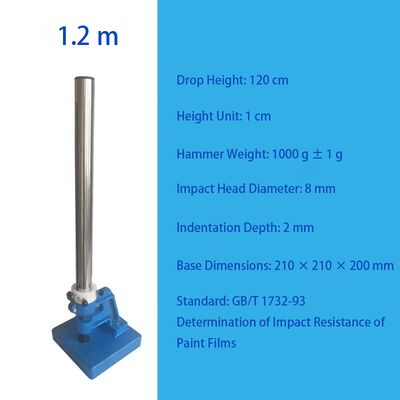 Boya Filmi Darbe Test Cihazı / Düşen Çekiç Darbe Test Cihazı - Metal Kaplama Boya Darbe Direnci Test Cihazı (Gb/T 1732)