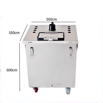 Paslanmaz Çelik Akışkan Toz Boya Makinesi Hunisi