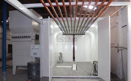 Galvanizli Sac Manuel Toz Boya Püskürtme Kabini