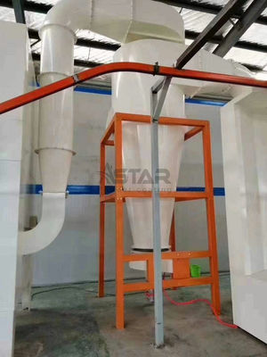 Büyük Siklon Geri Kazanım Elektrostatik Toz Boya Hattı