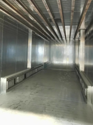 Profilin Özelleştirilmiş Manuel Taşıma için Elektrostatik Sprey Boyama Hattı Montajı