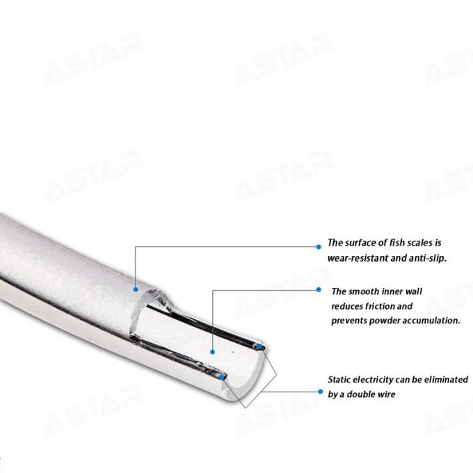 11/16 mm 105139 12/18 mm 1001674 10/15 mm 1001673 POE Antistatik İletici Toz hortumu OEM Özel 1
