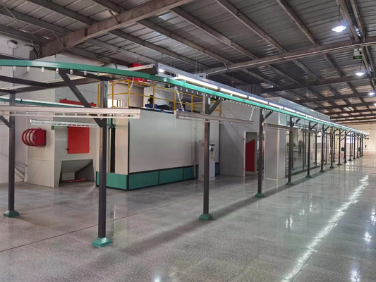 Ahşap Plaka Ahşap Mobilya Mdf için 40m / Saat Otomatik Toz Boya Hattı
